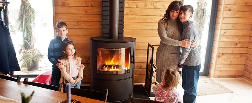 Morso Cast Iron Fireplace Insert Installation in Oakdale, Minnesota