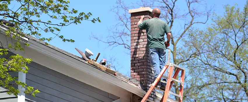 Vinyl and PVC Chimney Flashing Installation in Oakdale, MN