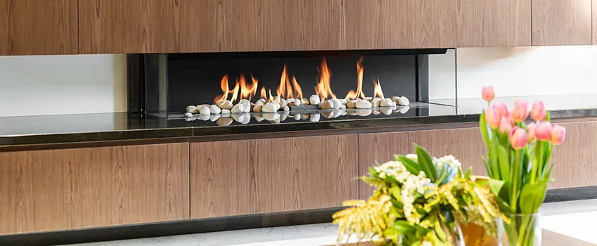 Double-height Fireplace Design Refurbishment in Oakdale, Minnesota