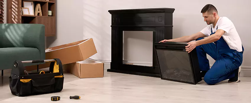 Old Rusted Metal Fireplace Repair And Replacement in Oakdale, MN
